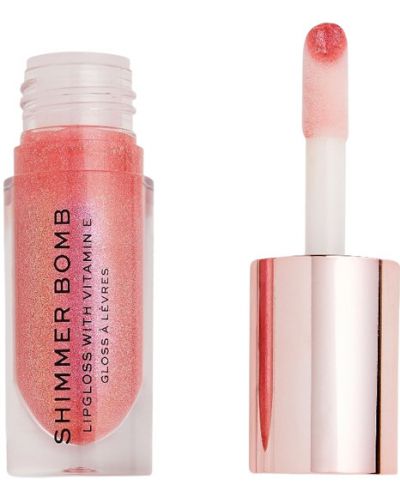 Makeup Revolution Pout Bomb Гланц за обем Shimmer Bomb Daydream Pink, 4.6 ml - 2