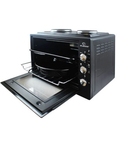 Малка готварска печка Elekom - EK 7005 OV, 1500W, 60 l, черна - 2