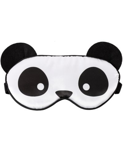 Маска за сън I-Total Panda - Черно-бяла - 1