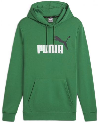 Мъжки суитшърт Puma - Essentials+ Two-Tone Big Logo , зелен - 1