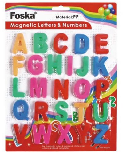 Магнитни букви Foska - Английска азбука, 26 броя - 1