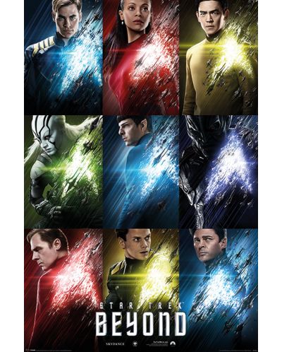 Макси плакат Pyramid - Star Trek Beyond (Characters) - 1