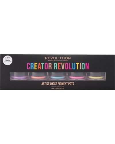 Makeup Revolution Комплект пигменти за грим Creator Artist, 5 цвята - 4