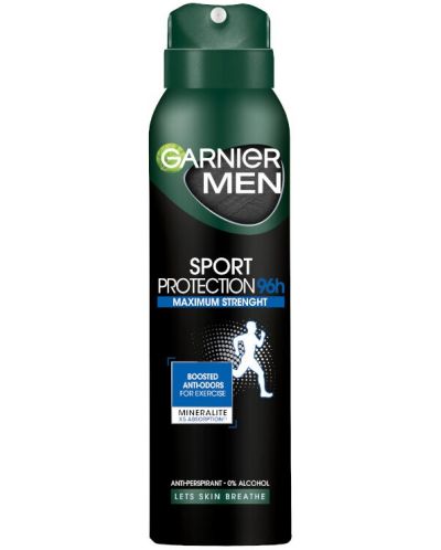 Garnier Men Спрей дезодорант Mineral Sport, 150 ml - 1