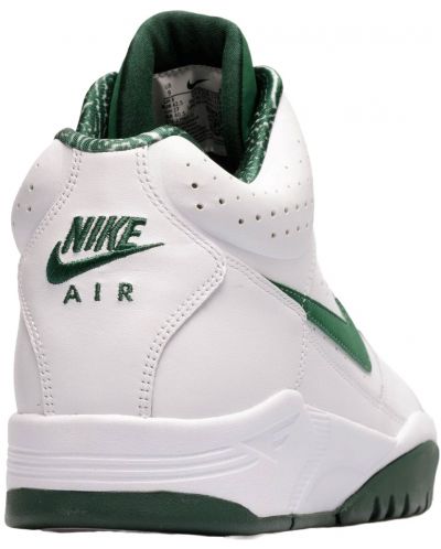 Мъжки обувки Nike - Air Flight Lite Mid,  бели/зелени - 6