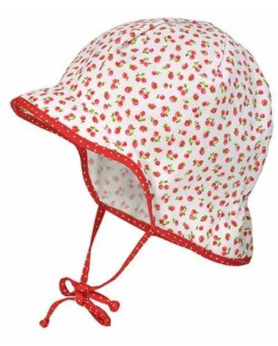 Лятна шапка с периферия Maximo - UPF50+, Размер 43 cm, 6-9 m, черешки