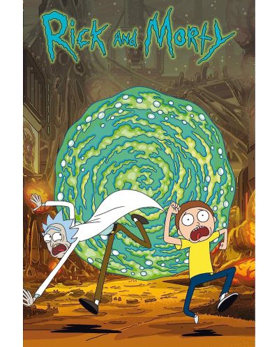 Макси плакат GB eye Animation: Rick & Morty - Portal - 1