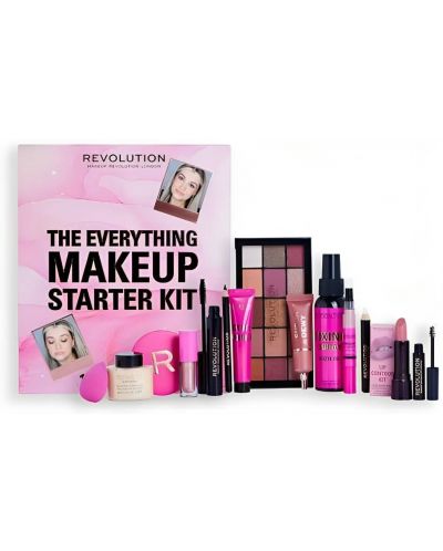 Makeup Revolution Подаръчен комплект The Everything Makeup, 15 части - 1