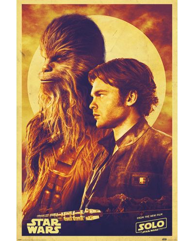 Макси плакат Pyramid - Solo: A Star Wars Story (Han and Chewie) - 1