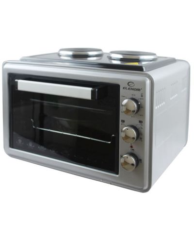 Малка готварска печка Elekom - EK 1005 OV, 1500W, 36 l, сива - 2