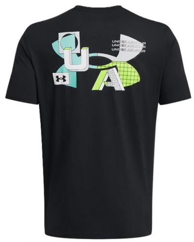 Мъжка тениска Under Armour - Color Block Logo , черна - 2