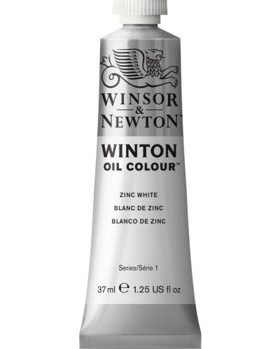 Маслена боя Winsor & Newton Winton - Бяла цинкова, 37 ml - 1