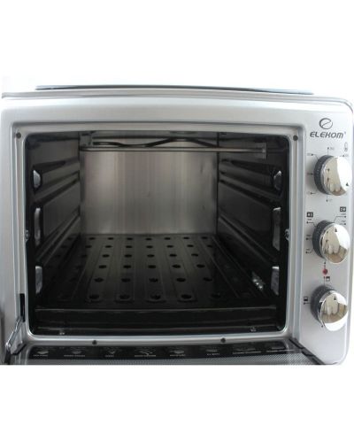 Малка готварска печка Elekom - EK 1005 OV, 1500W, 36 l, сива - 4