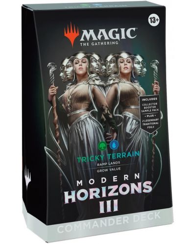 Magic The Gathering: Modern Horizons 3 Commander Deck - Tricky Terrain - 1