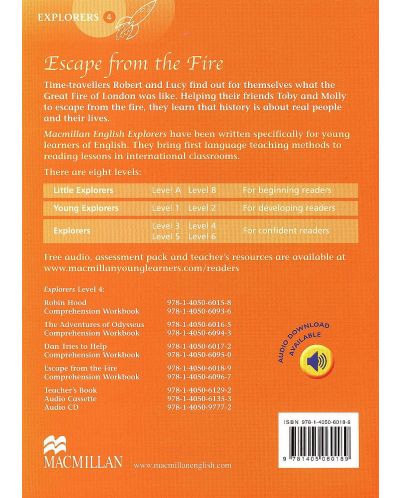 Macmillan English Explorers: Escape from the Fire (ниво Explorer's 4) - 2
