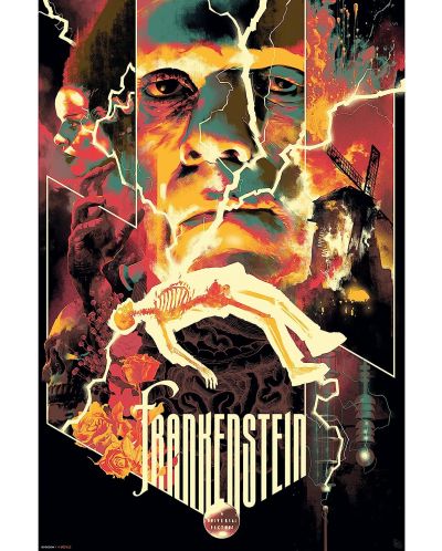 Макси плакат GB eye Horror: Universal Monsters - Frankenstein - 1