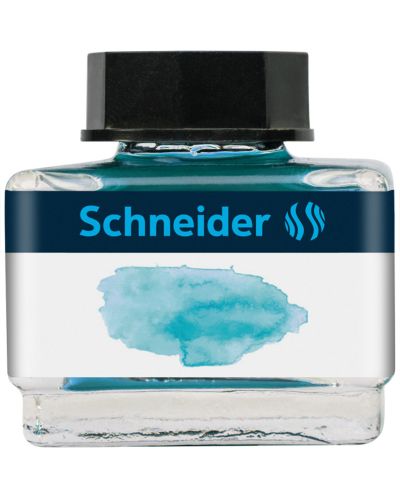 Мастило за писалка Schneider - 15 ml, бермудско синьо - 1
