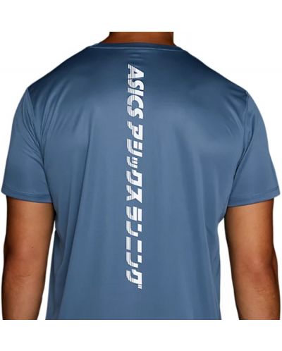 Мъжка тениска Asics - Katakana SS Top, синя - 5