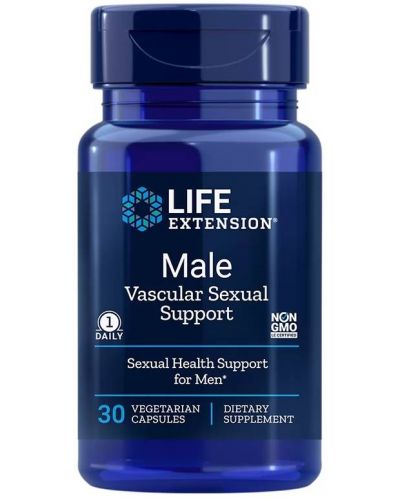 Male Vascual Sexual Support, 30 веге капсули, Life Extension - 1
