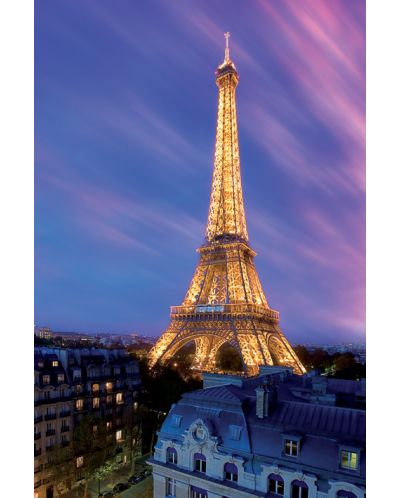 Макси плакат Pyramid - Eiffel Tower at Dusk - 1