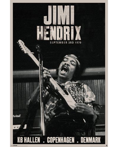 Макси плакат Pyramid - Jimi Hendrix (Copenhagen) - 1