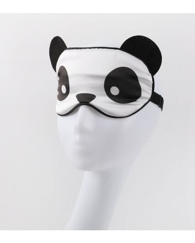 Маска за сън I-Total Panda - Черно-бяла - 3