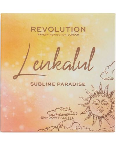 Makeup Revolution Lenkalul Палитра сенки Sublime Paradise, 9 цвята - 3