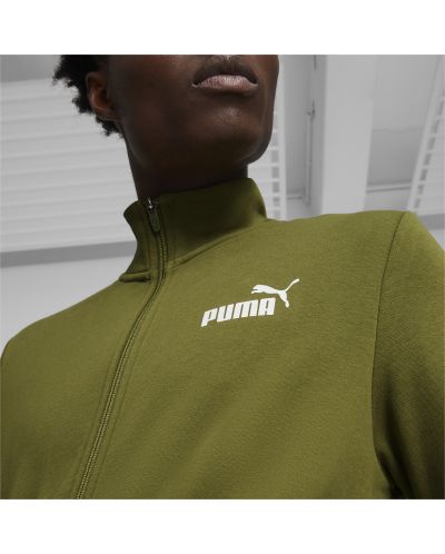 Мъжки спортен екип Puma - Clean Sweat Suit , зелен/черен - 4