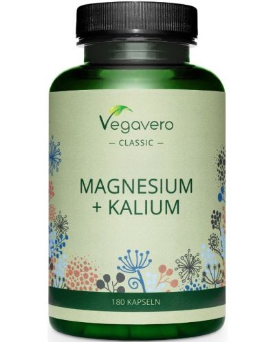 Magnesium + Kalium, 180 капсули, Vegavero - 1