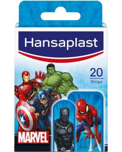Marvel Avengers Пластири за деца, 20 броя, Hansaplast - 1