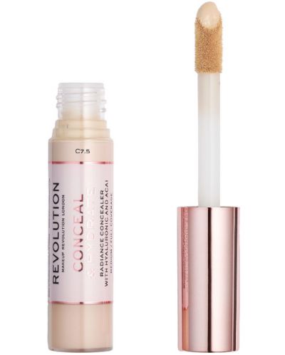 Makeup Revolution Conceal & Hydrate Течен коректор, C7.5, 13 g - 2