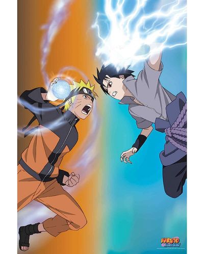 Макси плакат GB eye Animation: Naruto Shippuden - Naruto vs Sasuke - 1
