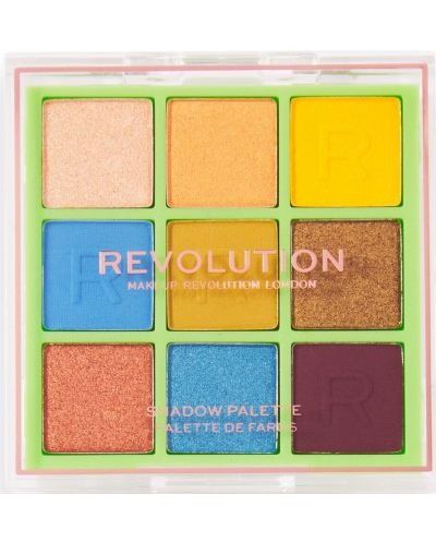 Makeup Revolution Neon Палитра сенки Safari Green, 9 цвята - 3