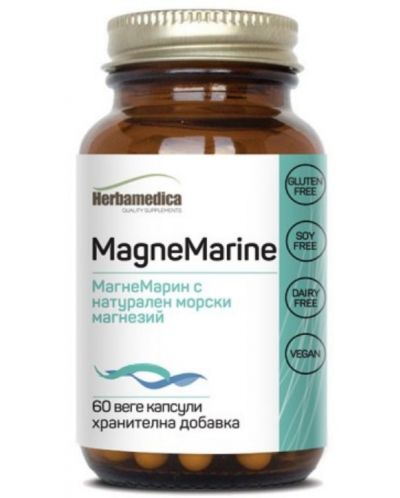 MagneMarine, 60 капсули, Herbamedica - 1