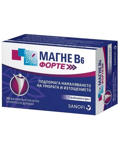 Магне В6 Форте, 30 таблетки, Sanofi - 2