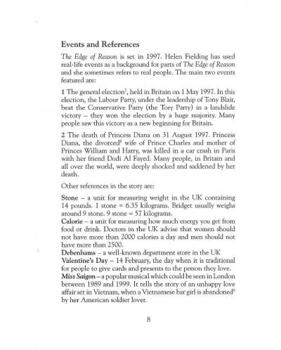 Macmillan Readers: Bridget Jones Diary: Edge of Reason (ниво Intermediate) - 8