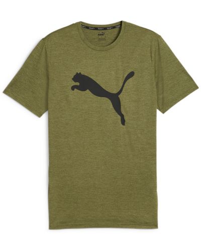 Мъжка тениска Puma - Favourite Heather , зелена - 1