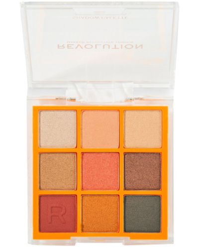 Makeup Revolution Neon Палитра сенки Orange Blaze, 9 цвята - 2