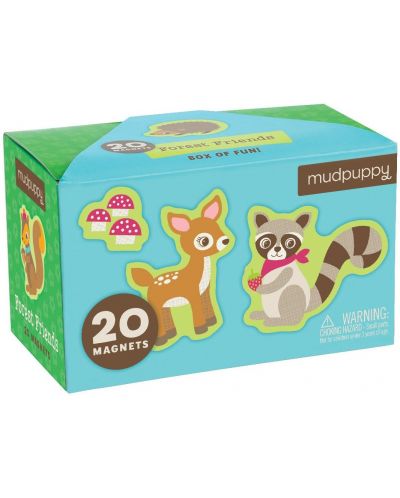 Комплект магнити Mudpuppy - Горски животни, 20 броя - 1