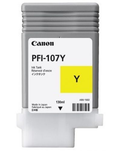 Мастилница Canon PFI-107, за iPF680/685/780/785, жълта - 1