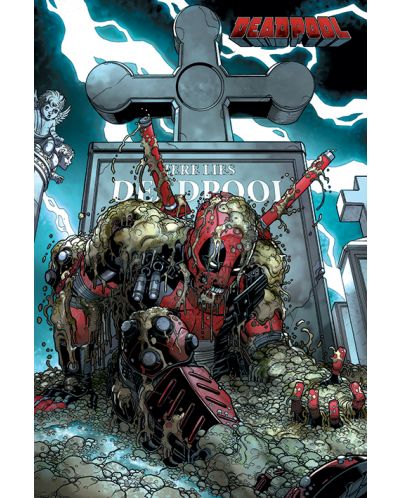 Макси плакат Pyramid - Deadpool (Grave) - 1