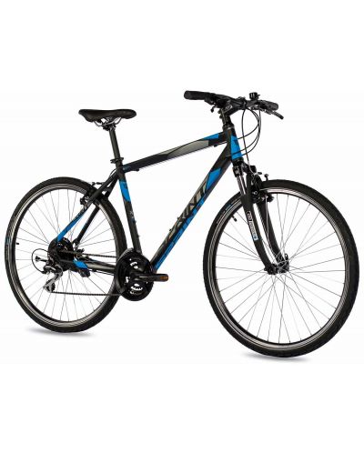 Мъжки велосипед със скорости SPRINT - Sintero, 28″, черен/син - 2