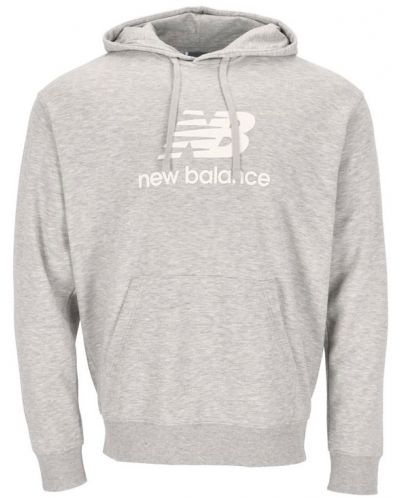 Мъжки суитшърт New Balance - Stacked Logo , сив - 1