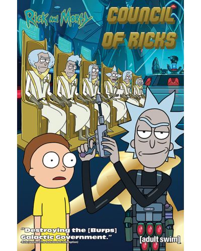 Макси плакат Pyramid - Rick and Morty (Council Of Ricks) - 1