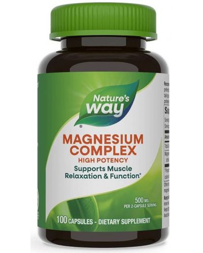 Magnesium Complex, 250 mg, 100 капсули, Nature's Way - 1