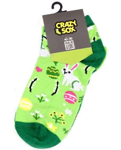 Мъжки чорапи Crazy Sox - Зелена поляна, размер 40-45 - 1