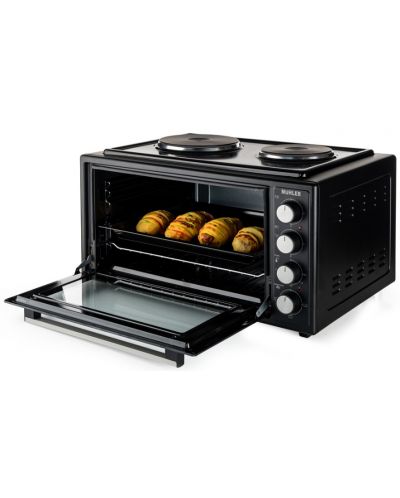 Малка готварска печка Muhler - MC-4522, 3500W, 45 l, черна - 3