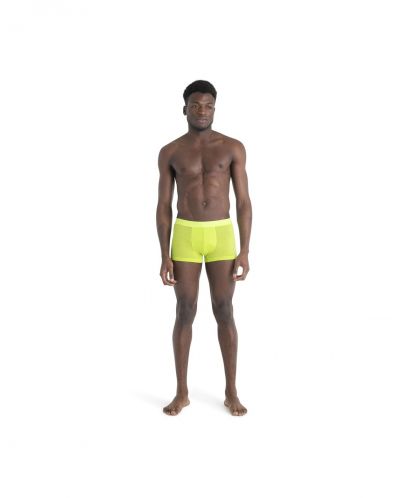 Мъжки боксерки Icebreaker - Cool-Lite Merino Blend Anatomica Trunks , жълти - 2