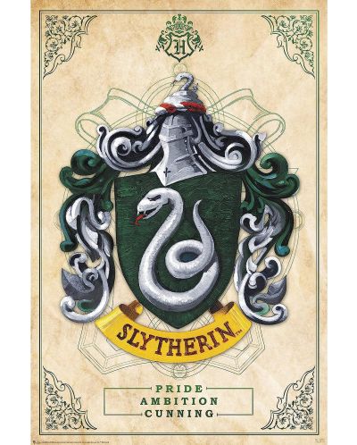 Макси плакат GB eye Movies: Harry Potter - Slytherin - 1