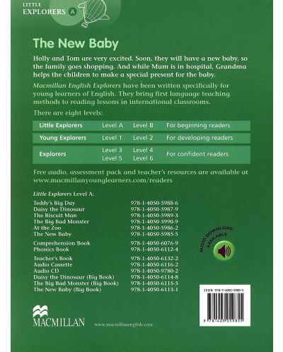 Macmillan English Explorers: New Baby (ниво Little Explorer's A) - 2